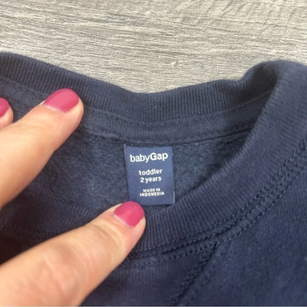 Baby Gap Navy Blue Long Sleeve Sweatshirt 2T